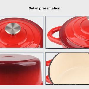 Juego <span class=keywords><strong>de</strong></span> <span class=keywords><strong>Ollas</strong></span> <span class=keywords><strong>de</strong></span> Cocina <span class=keywords><strong>de</strong></span> Hierro Fundido Esmaltado <span class=keywords><strong>Antiadherente</strong></span>, Utensilios <span class=keywords><strong>de</strong></span> Cocina, Cacerola - Product Image 2