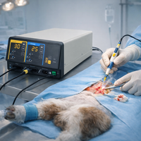 Instrumentos Quirúrgicos Veterinarios: Unidad Electroquirúrgica Ligasure para Sellado de Vasos, Coagulación y Corte, Máquina de Electrocauterización Abdominal