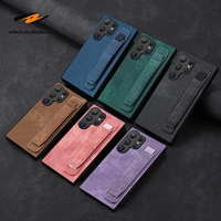 Étui de téléphone en cuir PU avec dragonne et support pour Samsung Galaxy S26 S25 S24 Ultra S23 S22 S21 S20 FE Note 20 A12 51