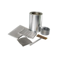 Radiateur OEM en acier inoxydable, à ailettes ondulées pliables, en tôle ondulée, pour échange de chaleur