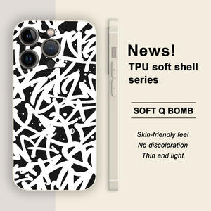 Custodia per telefono flessibile con motivo a strisce antiurto per <span class=keywords><strong>iPhone</strong></span> 15 Pro Max <span class=keywords><strong>Apple</strong></span> accessorio per cellulare - Product Image 3