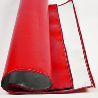 Couverture ignifuge en fibre de verre enduite de silicone personnalisée pour l'isolation thermique