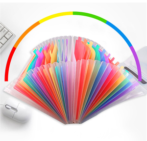 Túi Đựng Hồ Sơ Tài Liệu Mở Rộng 24 Ngăn Cỡ A4, Túi Đựng Hồ Sơ Cầu Vồng - Product Image 3