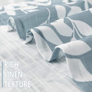 Dernière conception de <span class=keywords><strong>rideaux</strong></span> d'impression de feuilles de voile transparent à œillets pour fenêtres salon chambre à coucher - Product Image 6