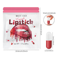 Commerce électronique transfrontalier, ensemble de mini rouges à lèvres en capsule de 18 couleurs, format voyage, texture mate longue durée, vente en gros