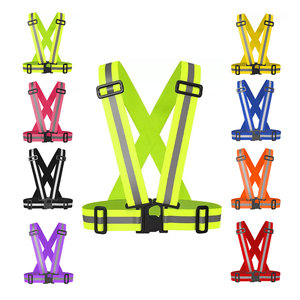Cintura Riflettente di <span class=keywords><strong>Sicurezza</strong></span> <span class=keywords><strong>per</strong></span> Corsa con Logo Personalizzato, Fascia Elastica Regolabile <span class=keywords><strong>per</strong></span> Ciclismo Notturno, Jogging, Attività all'Aperto, Classe 2 - Product Image 6