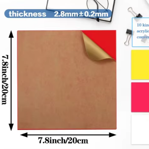 แผ่นอะคริลิคสีพรีเมียมแผ่นพลาสติก PMMA พร้อมบริการตัดด้วยเลเซอร์ราคาโรงงานสำหรับการค้า/อุตสาหกรรมที่ต้องการ - Product Image 1