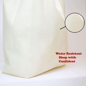 Cheap Eco Grocery Shopping <b>Gift</b> Recycled Waterproof T-Shirt Foldable Vest Tote Beige Pla Non Woven <b>Bag</b> - Product Image 3
