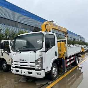 รถเครนจีน อีซูซุ 4x4 6.3 ตัน 8 ตัน รถบรรทุกติดเครนไฮดรอลิกสำหรับขาย - Product Image 3