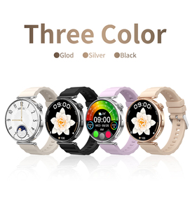 Montre connectée pour femmes CY37, écran IPS de 1,27 pouces, <span class=keywords><strong>lunette</strong></span> en alliage, assistant AI, moniteur de fréquence cardiaque, étanche IP68, bracelet intelligent pour la santé - Product Image 2