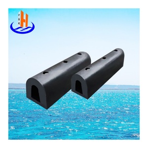 Qingdao Zhonghaihang Pilas de defensa de caucho macizo personalizadas, resistentes a la abrasión en agua salada, para amarre de embarcaciones, con bisagra para muelle y muelle flotante CCS - Product Image 1