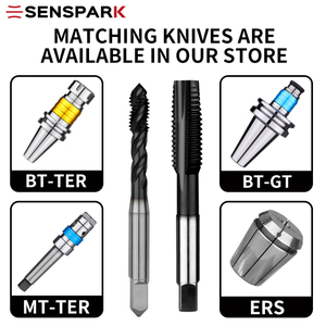 <span class=keywords><strong>Taraud</strong></span> à pointe spirale HSSE nitré pour alliage d'aluminium, <span class=keywords><strong>taraud</strong></span> spécial pour <span class=keywords><strong>machine</strong></span> M3 <span class=keywords><strong>M4</strong></span> M5 M6 M8 M10 M12 SENSPARK - Product Image 6