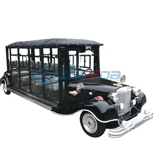 Low Price 8 Passenger 8 Seater Classic Tourist Roadster Car Antique Luxury Electric Club Glof Car Airport Cart Bus