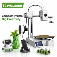 Imprimante 3D FDM à impression rapide, de bureau, avec nivellement automatique, WiFi, compatible PLA, ABS, TPU, compacte, machine d'impression 3D à filament