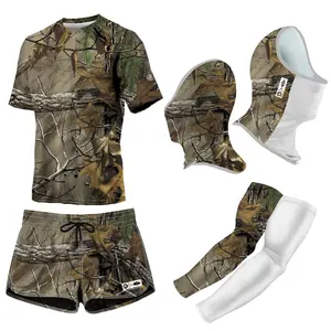 Warm Fleece Fabric Camouflage Reflective Hunting Clothes Wholesale Hunting Shirt Hunting Hoodie