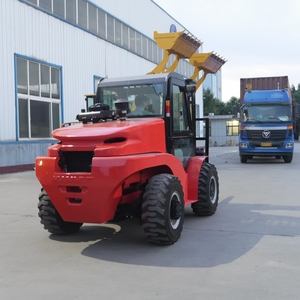 מכירה לוהטת 4x4 גלגל כונן מלגזה terrain המלגזה משאית 3.5 טון offroad מלגזה עם בקתה באירופה - Product Image 3