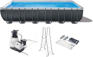 Ensemble de <span class=keywords><strong>piscine</strong></span> rectangulaire 26364 NP Ultra <span class=keywords><strong>XTR</strong></span> de 24 pieds au-dessus du sol avec couvercle d'échelle de pompe 220-240 V 24 'X 12' X 52" - Product Image 3