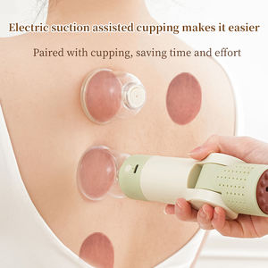 طقم حجامة فراغية للتدليك-علب تدليك علاج بالشفط البلاستيكي للعناية بالجسم تقنية الطب الصيني - Product Image 2