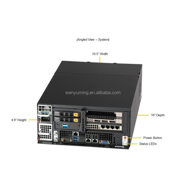 Supermicro SYS-E403-14B-FRN2T Wall-Mount Edge AI Server Supports Intel Xeon 6700 or 6500 Series and PCIe 5.0