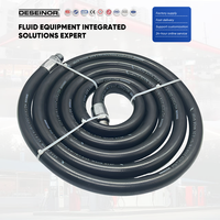 DESEINOR Acoplamiento de Manguera para Combustible, Manguera para Dispensador de Combustible GY-459A, Certificación UL, Resistente al Aceite, Alambre de Acero y Goma, 3/4 pulgadas/1 pulgada