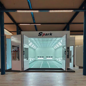 فرن رش طلاء محمول يعمل بالكهرباء/الديزل مع إضاءة LED ونظام تهوية سفلي للطلاء الفعال - Product Image 6