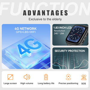 <span class=keywords><strong>Montre</strong></span> connectée Android WONLEX CT30pro avec carte SIM 4G, WIFI, appel vidéo, étanche, moniteur de fréquence cardiaque, <span class=keywords><strong>montre</strong></span> connectée <span class=keywords><strong>senior</strong></span> 4G GPS - Product Image 4