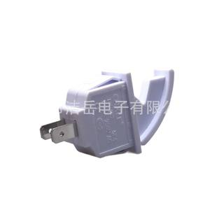 Interrupteur de porte de réfrigérateur Cmxle Dh-102, interrupteur à bascule en plastique blanc 250V 16A avec bouton poussoir pour pièces de réfrigérateur - Product Image 1