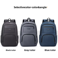 Sac à dos de voyage d'affaires pour homme avec sangle de bagage, grande capacité, pour ordinateur portable, idéal pour l'université et les trajets quotidiens