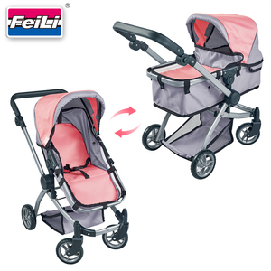 Xe Đẩy Búp Bê Dollri Starri Deluxe 2 Trong 1, Có Bánh Xe Xoay Có Thể Chuyển Đổi Và Tay Cầm Có Thể Điều Chỉnh N Canopy Chơi Đồ Chơi Cho Bé Gái - Product Image 1