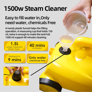 <span class=keywords><strong>Nettoyeur</strong></span> <span class=keywords><strong>vapeur</strong></span> à <span class=keywords><strong>vapeur</strong></span> à haute pression avec vadrouille lavage de voiture tapis roulant brosse en laiton <span class=keywords><strong>tissu</strong></span> repassage sûr <span class=keywords><strong>pour</strong></span> les propriétaires d'animaux - Product Image 6
