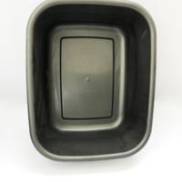 Bassin de lavage de la vaisselle, capacité de 10.5l, meilleur bac à aliments, filtre d'évier, tube épais rectangulaire, en plastique