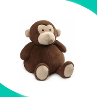 Mono de Peluche Personalizado al por Mayor, Mono de Peluche Suave y Abrazable con Corazón