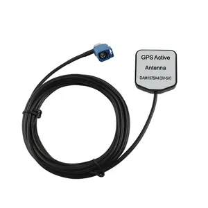 Fakra Plug mâle GPS antenne active câble de connecteur de prise aérienne pour voiture Dash DVD GPS tête unité stéréos