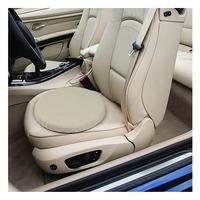 Coussin de siège de voiture pivotant en coton doux, confortable, durable et réutilisable, vente en gros