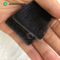 Extensions de cheveux invisibles sans couture, cheveux Remy chinois de haute qualité, lisses et soyeux, longueur et couleur personnalisables