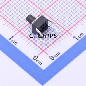 TC-1150DR-6.0H-160 Tactile Switch Through hole Component (THT) Switch Single Pole Single Throw Round Button 1.6N Through Hole - Product Image 2