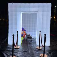 Tente de fête LED Sayok Cabine photo gonflable pour mariage, anniversaire, festivals