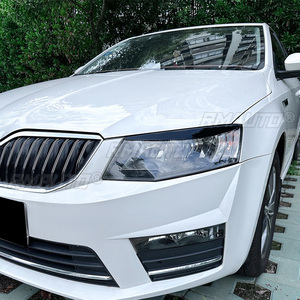2 pièces de garnitures de phares de voiture pour Skoda Octavia MK3 2015-2017, autocollants de phares, garnitures de phares - Product Image 6