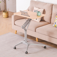 Table de travail Mobile pliante, hauteur pour gaz, pieds en aluminium