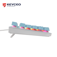 OEM USB 104 Keys Wired RGB LED Mechanical Gaming Cheap Keyboard Double Injection Keycaps Gamer Desktop PC Computer Printed logo