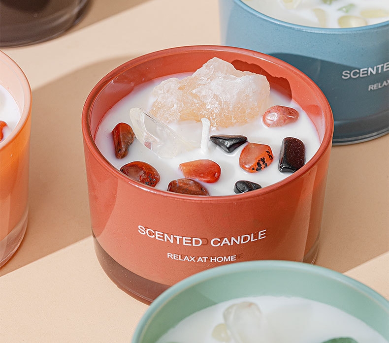 Barattolo Logo Private Label In Bulk su ordinazione di Mini Small Scented Soy Candle di fragranza 1