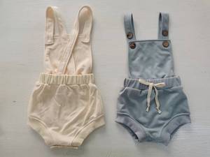 Pigiami in cotone personalizzati per bambini, Design <span class=keywords><strong>elegante</strong></span> e naturale, stile corto, tutine per neonati vivaci e alla moda - Product Image 4