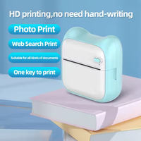 Printer Mini Portabel Anak-Anak Terhubung Nirkabel ke Printer Mainan Anak Cetak Instan Printer Mini Kecil Laris K1