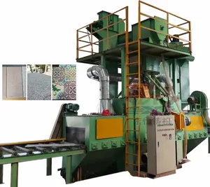 Granite stone compressed asbestos-cement sheet shot blasting machine for paver industry