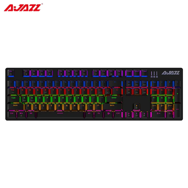 Ajazz Robocop 2 aming Keyboard Mechanical Backlit Keyboard Ergonomic Anti-Ghosting N-key Rollover Brown/Black/Blue Switches