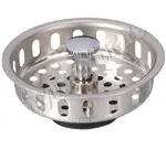 Kitchen Sink Strainer Stainless Steel Kitchen Sink Basket Waste Strainer For Standard Drains