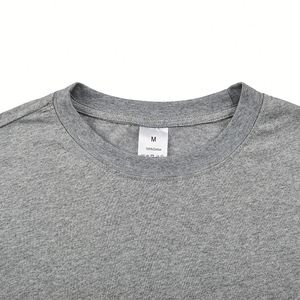 Camisetas Personalizadas al por Mayor para Hombre, de Manga Corta, Color Liso, con Logotipo Impreso, de Algodón Hilado en Anillo - Product Image 4