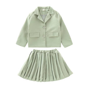 Conjuntos Escolares para Niñas, Falda Corta Coreana a la Moda, Chaquetas Escolares para Baile, Tops - Product Image 1