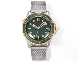 Montre mécanique automatique de luxe en acier inoxydable de haute qualité 007 - Résistante à l'eau - Cadran à aiguilles pour les affaires - Product Image 1