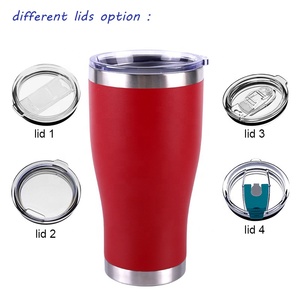 Wholesale <b>Bulk</b> Powder Coated Manufacturer 30oz <b>20oz</b> <b>Stainless</b> <b>Steel</b> Curve <b>Tumbler</b> Double Wall Curve Shape - Product Image 3